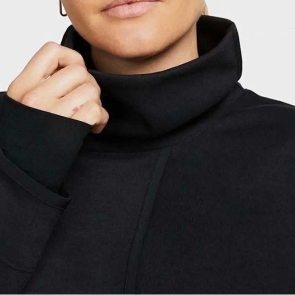 Nike Women’s Maternity Turtleneck Sweaters, Black (Size XS) - Picture 3 of 7